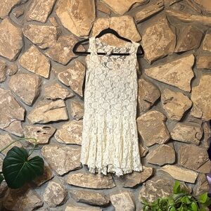 NWOT lace slip dress